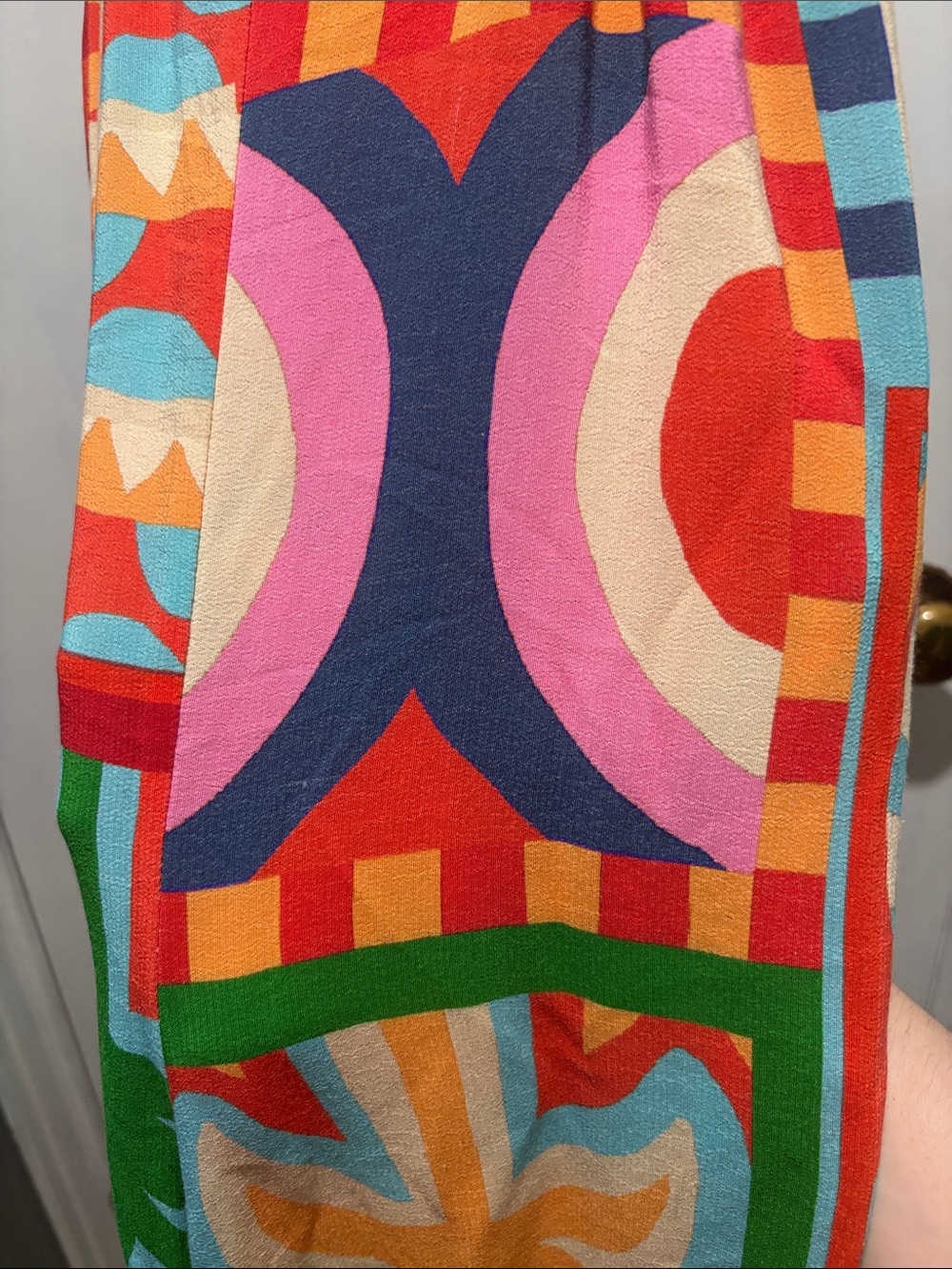 FARM RIO geometric tropical spaghetti strap jumpsuit size small - Picture 5 of 13